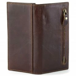 Collin Rowe Portefeuille en cuir RFID marron châtaigne -Portefeuilles Soldes 3 5 46 scaled