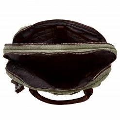 Salt & Hide Sac Shane vert et marron pour ordinateur portable -Portefeuilles Soldes 3 6 58 scaled