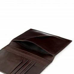 Lucleon Portefeuille porte-passeport en cuir marron foncé Jasper -Portefeuilles Soldes 33 4 1 scaled