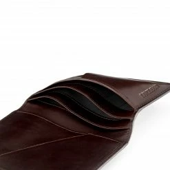 Lucleon Portefeuille porte-passeport en cuir marron foncé Jasper -Portefeuilles Soldes 33 5 1 scaled