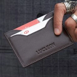 Lucleon Porte-cartes Bruce marron 10 Lucleon Porte-cartes Bruce marron -Portefeuilles Soldes 3591 cardholder img 0681