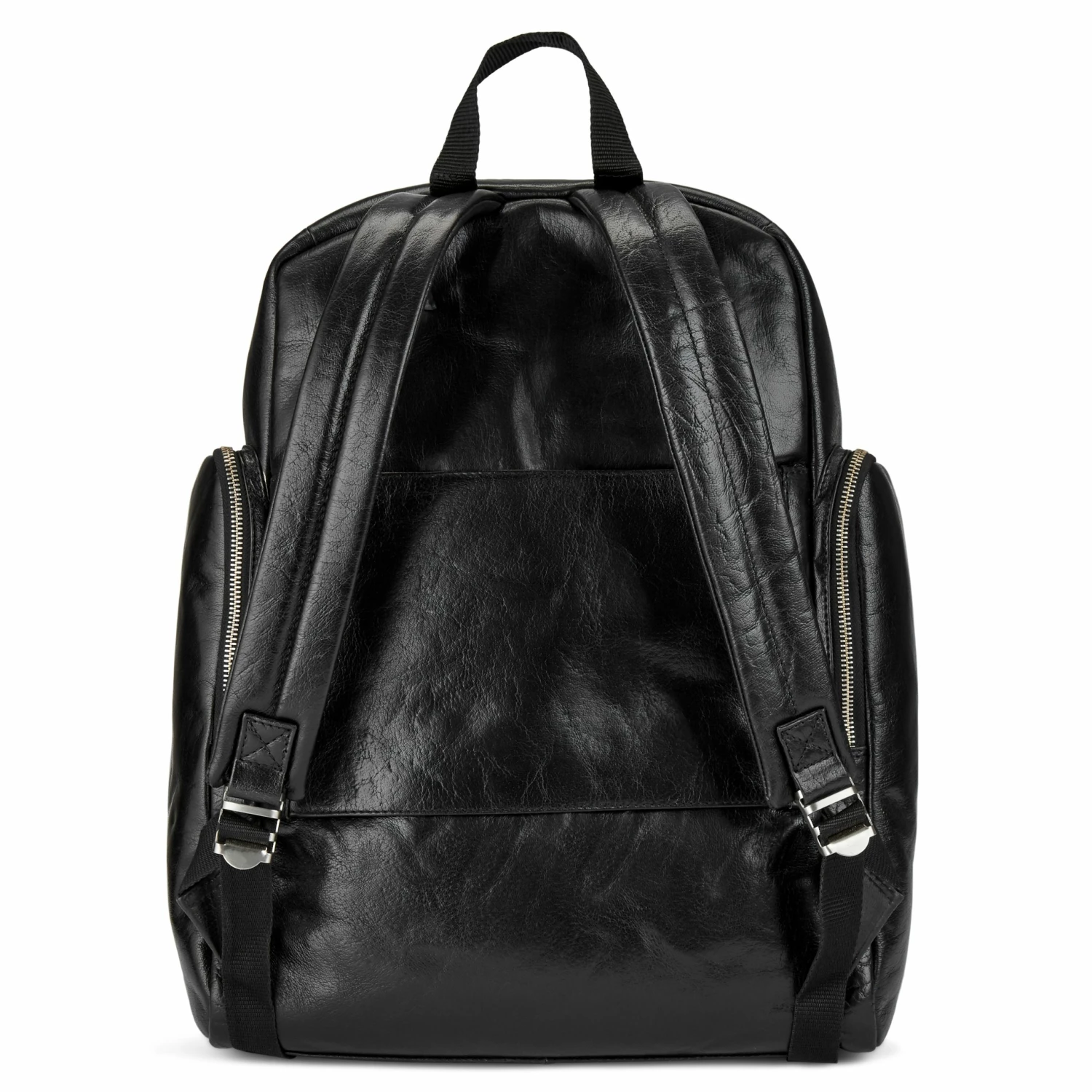 Lucleon Sac à dos California en cuir noir 5 Lucleon Sac à dos California en cuir noir – Image 5