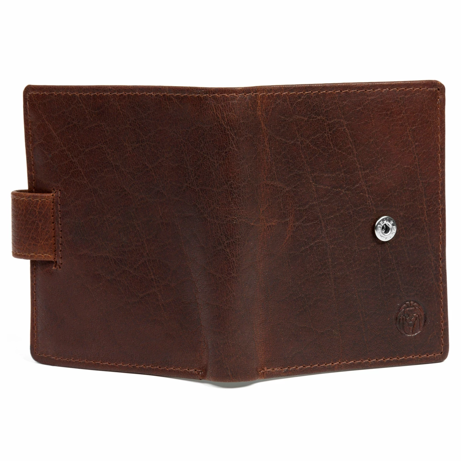 Lucleon Portefeuille Montreal compact en cuir marron foncé RFID 5 Lucleon Portefeuille Montreal compact en cuir marron foncé RFID – Image 5