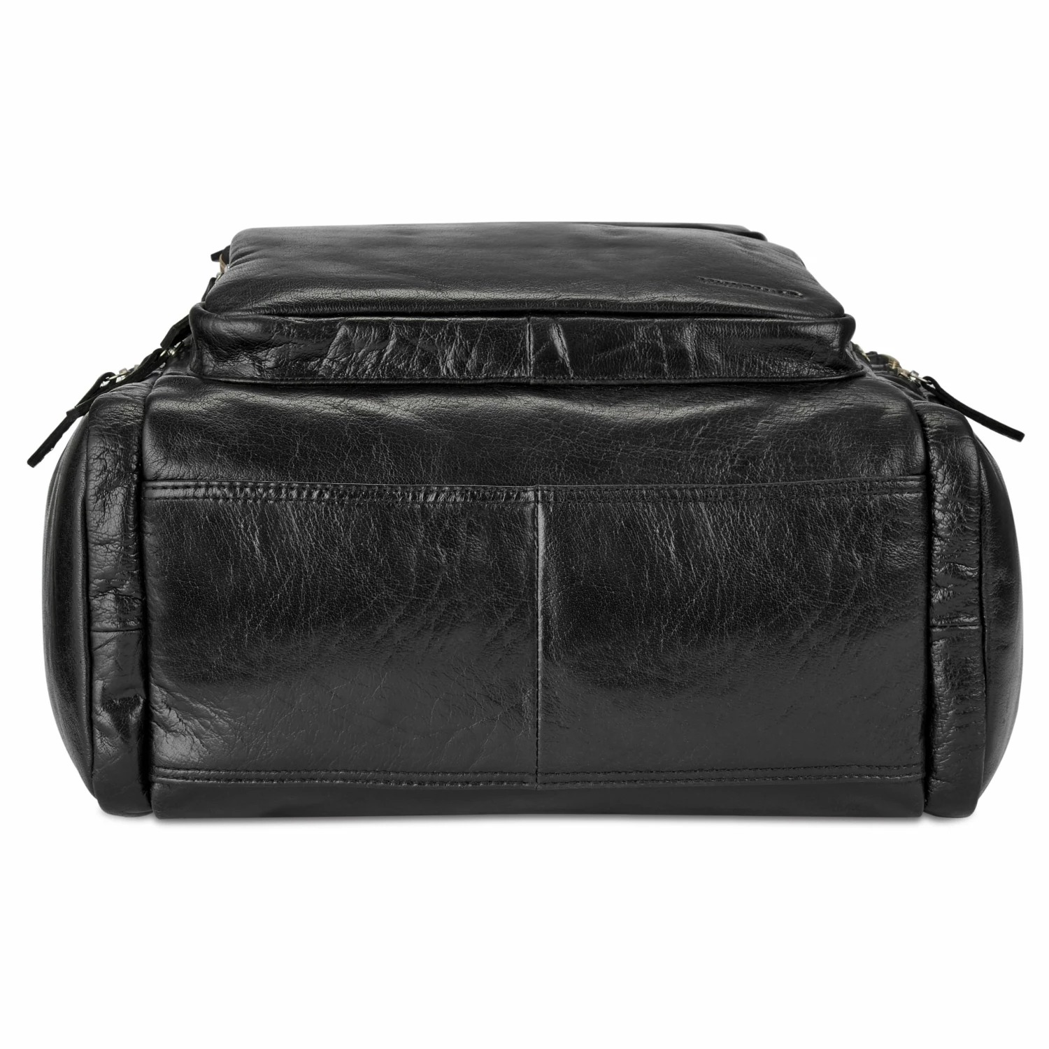 Lucleon Sac à dos California en cuir noir 6 Lucleon Sac à dos California en cuir noir – Image 6