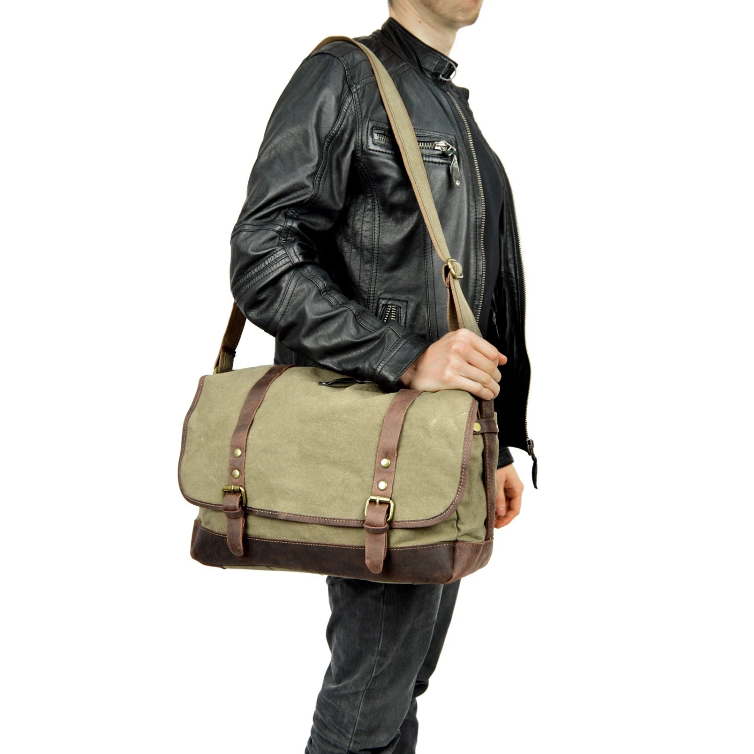 Convey Sac à bandoulière vert Sanmu 4 Convey Sac à bandoulière vert Sanmu – Image 4