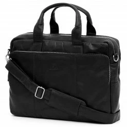 Lucleon Sac de travail Montréal en cuir noir 8 Lucleon Sac de travail Montréal en cuir noir -Portefeuilles Soldes 5 1 375 scaled
