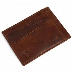Lucleon Porte-cartes Montreal en cuir marron foncé RFID -Portefeuilles Soldes 5 3 3 1 scaled