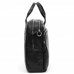 Lucleon Sac de travail Montréal en cuir noir 9 Lucleon Sac de travail Montréal en cuir noir -Portefeuilles Soldes 5 4 116 scaled