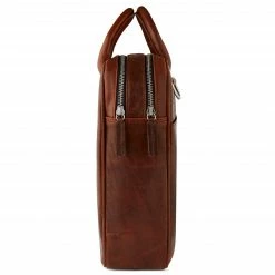 Lucleon Montreal - Sac pro en cuir marron à double fermeture -Portefeuilles Soldes 5 4 1 6 scaled