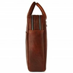 Lucleon Montreal - Sac pro en cuir marron à double fermeture -Portefeuilles Soldes 5 5 1 3 scaled