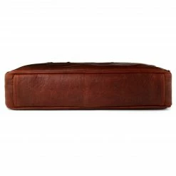 Lucleon Montreal - Sac pro en cuir marron à double fermeture -Portefeuilles Soldes 5 6 1 3 scaled