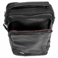 Delton Bags Mini sac en cuir noir Delton -Portefeuilles Soldes 5 6 43 scaled