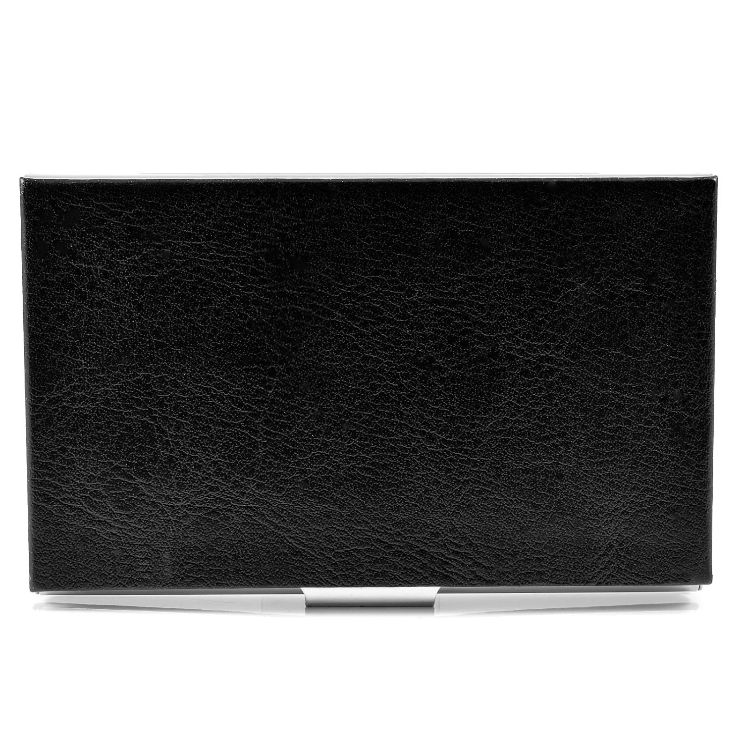 Fort Tempus Porte-cartes de crédit métal et cuir noir 6 Fort Tempus Porte-cartes de crédit métal et cuir noir – Image 6