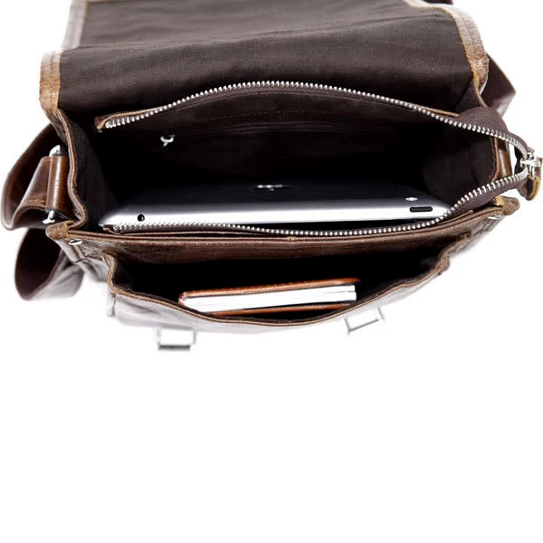 Delton Bags Sac en cuir marron Togo 2 Delton Bags Sac en cuir marron Togo – Image 2