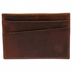 Lucleon Mini porte-cartes Montreal en cuir marron RFID