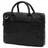 Lucleon Sac Montreal Executive Slim 13" en cuir noir
