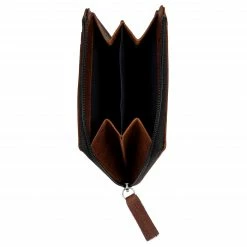 Lucleon Portefeuille Montreal casual en cuir marron foncé RFID -Portefeuilles Soldes 7 5 66 scaled