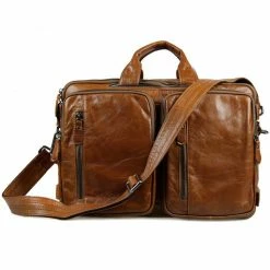 Delton Bags Sac en cuir brun Camel Aztec -Portefeuilles Soldes 7014B 1
