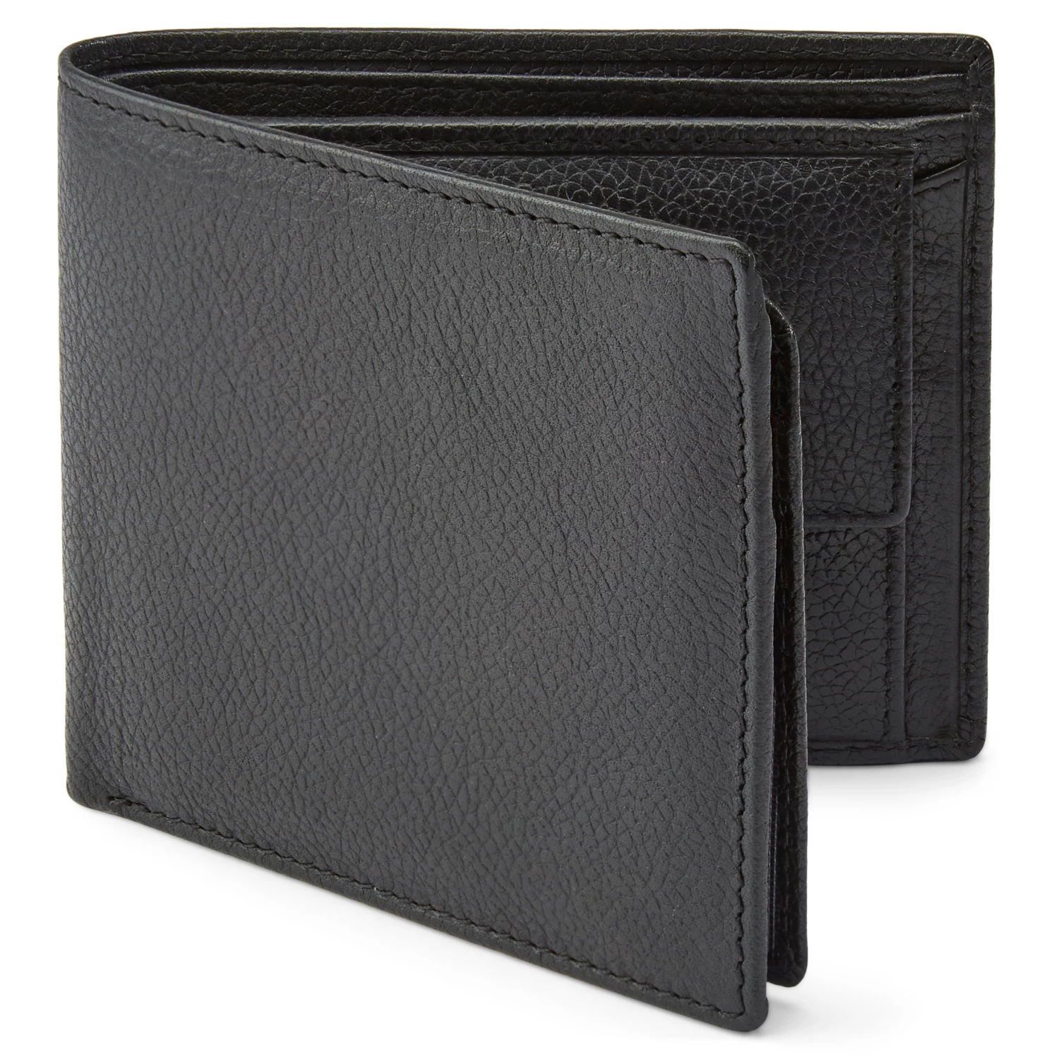 Lucleon Portefeuille en cuir noir anti-RFID Smith 1 Lucleon Portefeuille en cuir noir anti-RFID Smith