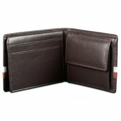 Lucleon Portefeuille Larry en cuir marron foncé anti RFID -Portefeuilles Soldes 8 5 copy 2