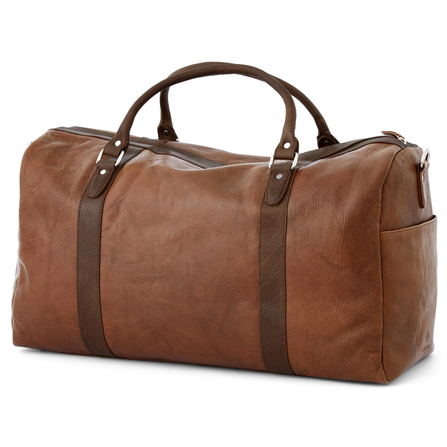 Lucleon Sac "Duffel bag" marron & brun California 1 Lucleon Sac "Duffel bag" marron & brun California