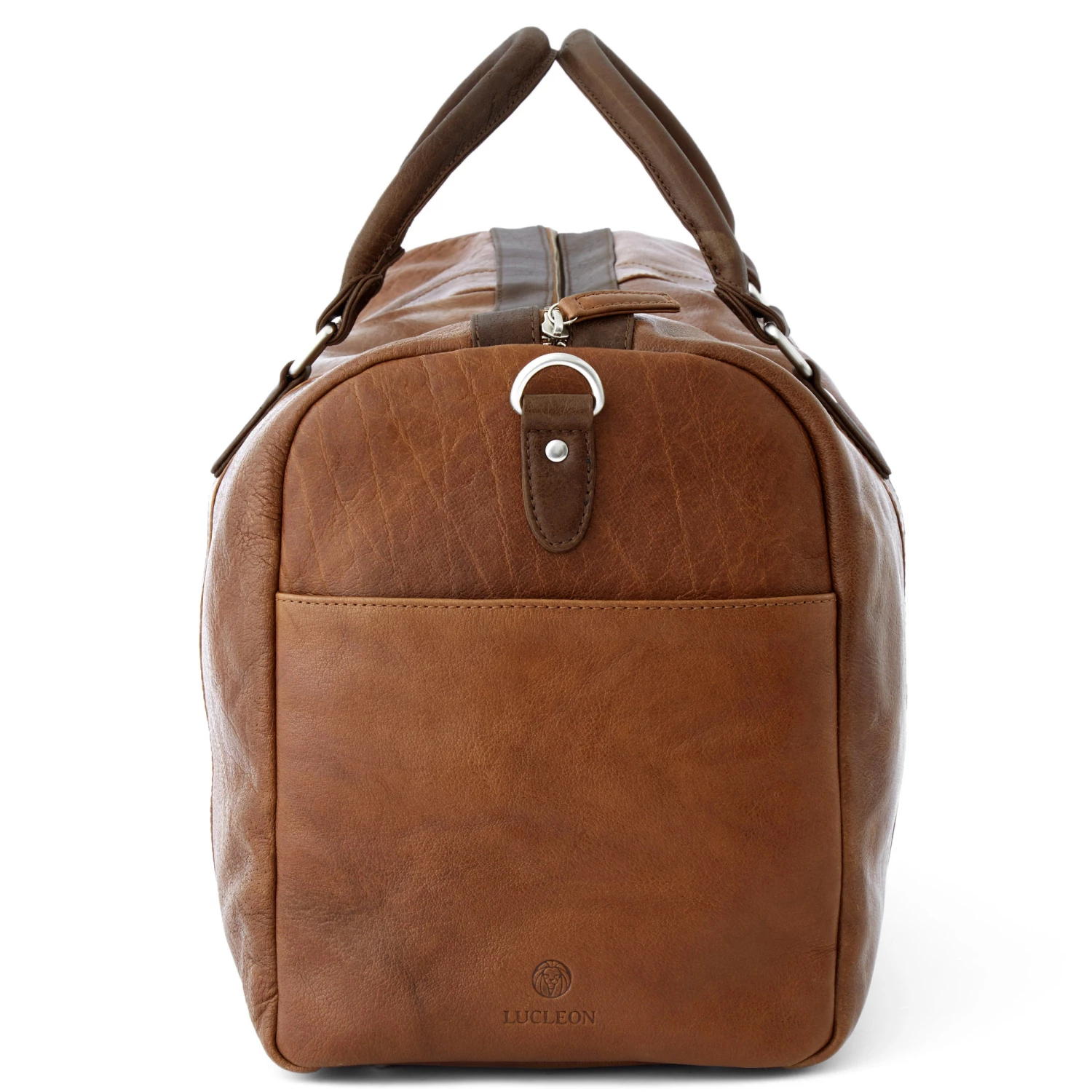 Lucleon Sac "Duffel bag" marron & brun California 4 Lucleon Sac "Duffel bag" marron & brun California – Image 4