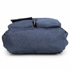 Delton Bags Sac à dos compact en denim bleu -Portefeuilles Soldes 9022K 3