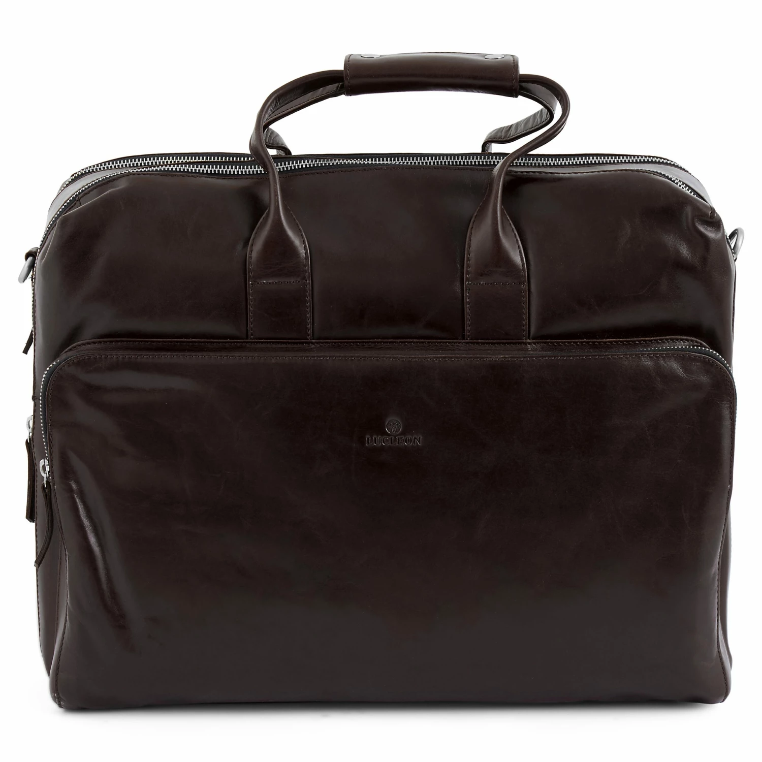 Lucleon Grand sac bandoulière marron foncé Jasper 2 Lucleon Grand sac bandoulière marron foncé Jasper – Image 2