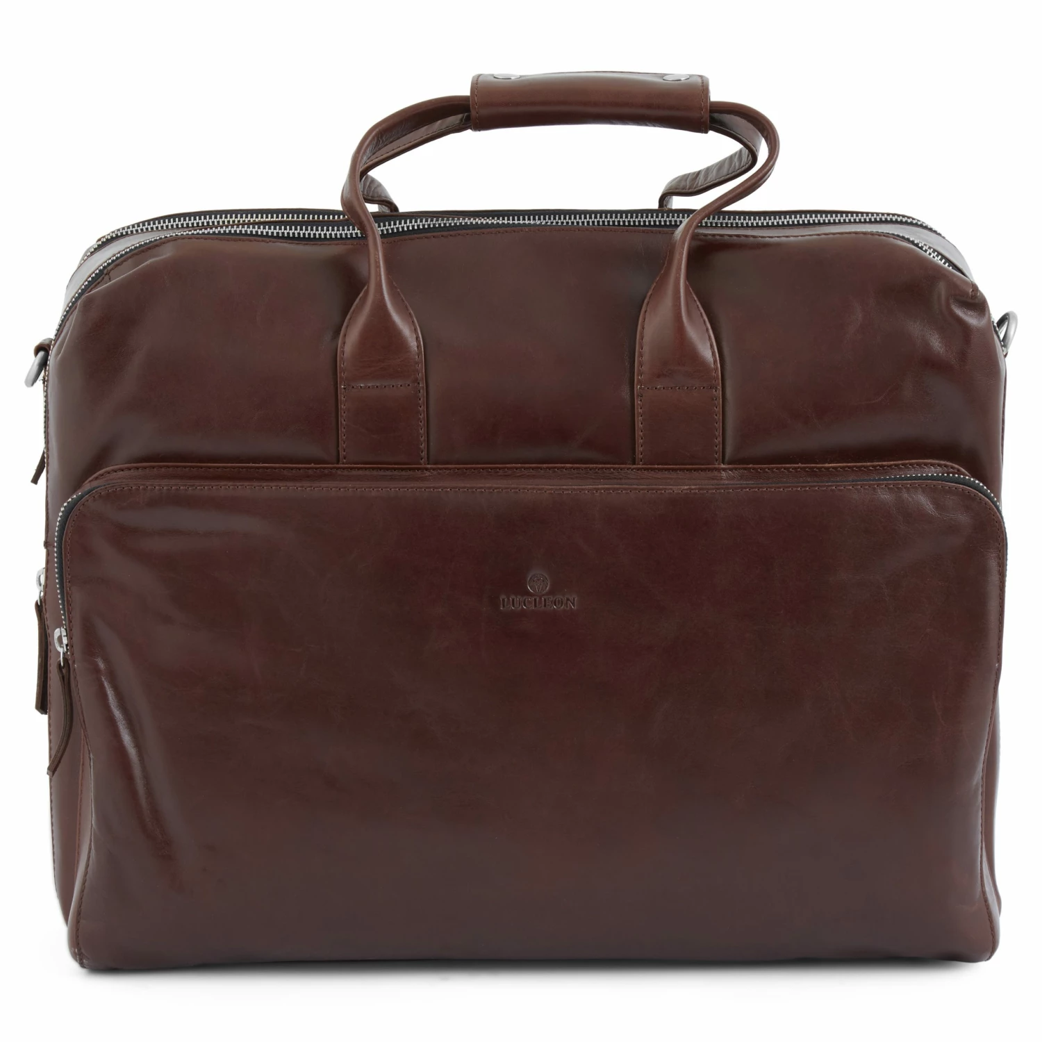 Lucleon Grand sac à bandoulière marron Jasper 2 Lucleon Grand sac à bandoulière marron Jasper – Image 2