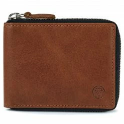 Lucleon Portefeuille en cuir brun havane anti-RFID avec fermeture zippée 9 Lucleon Portefeuille en cuir brun havane anti-RFID avec fermeture zippée -Portefeuilles Soldes Pawas wallet 19 2 copy scaled