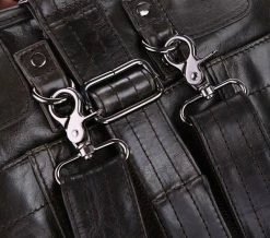 Delton Bags Sac à dos en cuir olive Shiver -Portefeuilles Soldes YH136 80551JI zps9f5f8324