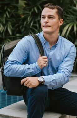 Lucleon Portefeuille Montreal zippé en cuir noir RFID -Portefeuilles Soldes billed 1 374