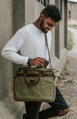 Lucleon Porte-cartes accordéon Montreal en cuir havane RFID -Portefeuilles Soldes billed 1 473