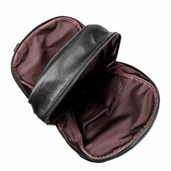 Delton Bags Sac à dos en cuir noir -Portefeuilles Soldes black men backpack 7 zpscxlb7iwu