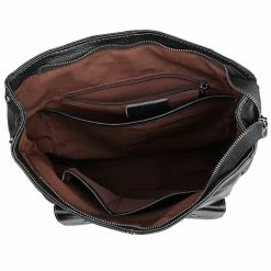 Delton Bags Sac à dos polyvalent en cuir noir -Portefeuilles Soldes black men leather backpack 8 zpssnqg9wfn