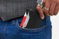 Lucleon Porte-cartes noir "Bruce" -Portefeuilles Soldes blackimg 0646 scaled