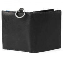 Lucleon Portefeuille en cuir noir anti-RFID avec porte-clés Lonnie -Portefeuilles Soldes bllonnie5 scaled