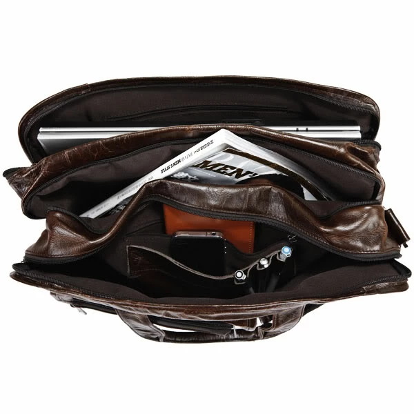 Delton Bags Sac en cuir cognac Topline 2 Delton Bags Sac en cuir cognac Topline – Image 2