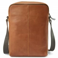 Lucleon Sac à bandoulière Laurie en cuir brun havane et brun foncé -Portefeuilles Soldes lautan3 scaled