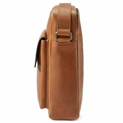 Lucleon Sac à bandoulière Laurie en cuir brun havane et brun foncé -Portefeuilles Soldes lautan4 scaled