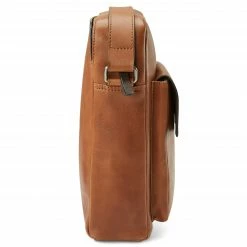 Lucleon Sac à bandoulière Laurie en cuir brun havane et brun foncé -Portefeuilles Soldes lautan5 scaled