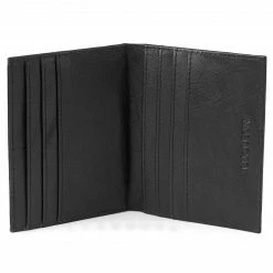 Lucleon Porte-cartes en cuir noir et brun foncé anti-RFID Lorern -Portefeuilles Soldes lorenblk db4 scaled