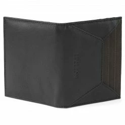 Lucleon Porte-cartes en cuir noir et brun foncé anti-RFID Lorern -Portefeuilles Soldes lorenblk db5 scaled