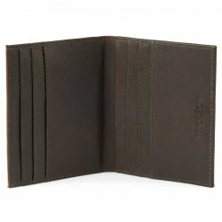 Lucleon Porte-cartes en cuir brun et brun foncé anti-RFID Loren -Portefeuilles Soldes lorenblktan4 scaled