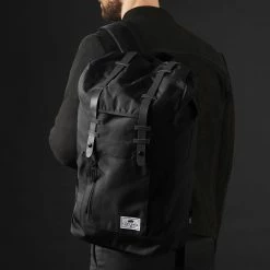 Lazy Bear Sac à dos Lucas noir -Portefeuilles Soldes lucas black backpack 3 scaled