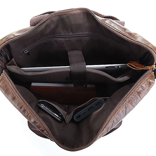 Delton Bags Sac en cuir marron Everyday 4 Delton Bags Sac en cuir marron Everyday – Image 4