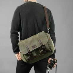 Salt & Hide Sac pour appareil photo Strom XL vert et marron -Portefeuilles Soldes rst megashoot bags 16475 1 1 b scaled