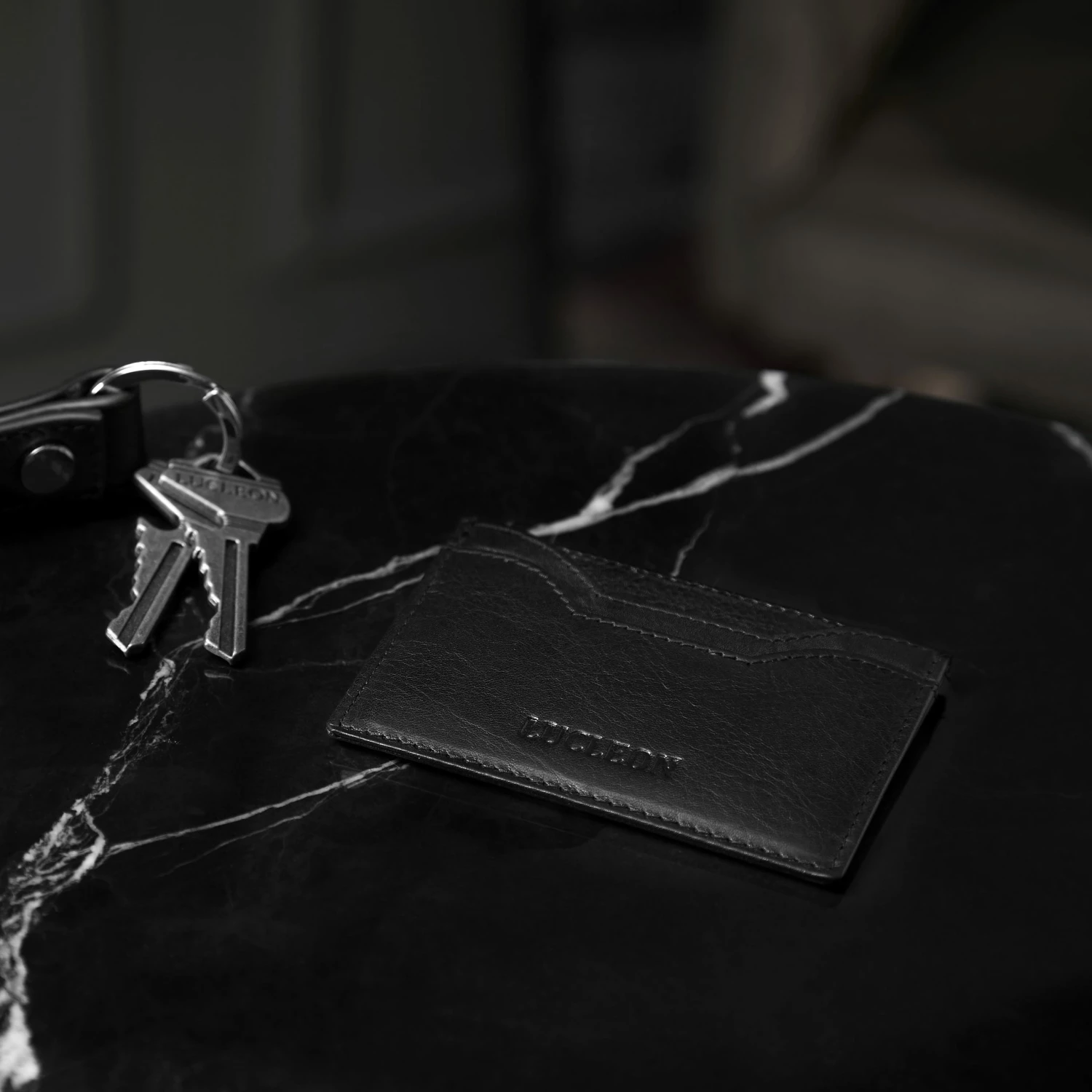 Lucleon Porte-cartes noir bloqueur RFID 5 Lucleon Porte-cartes noir bloqueur RFID – Image 5