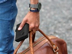 Lucleon Porte-cartes en cuir noir California -Portefeuilles Soldes sort california l derkortholder 2 scaled