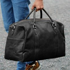 Lucleon Sac "Duffel Bag" noir California -Portefeuilles Soldes sort california rejsetaske scaled